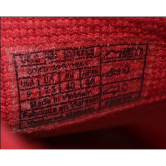 UGG Sammy Chevron Sneakers Women's 9 Red Slip On Knit Walking Shoes 1016758 - Picture 11 of 11